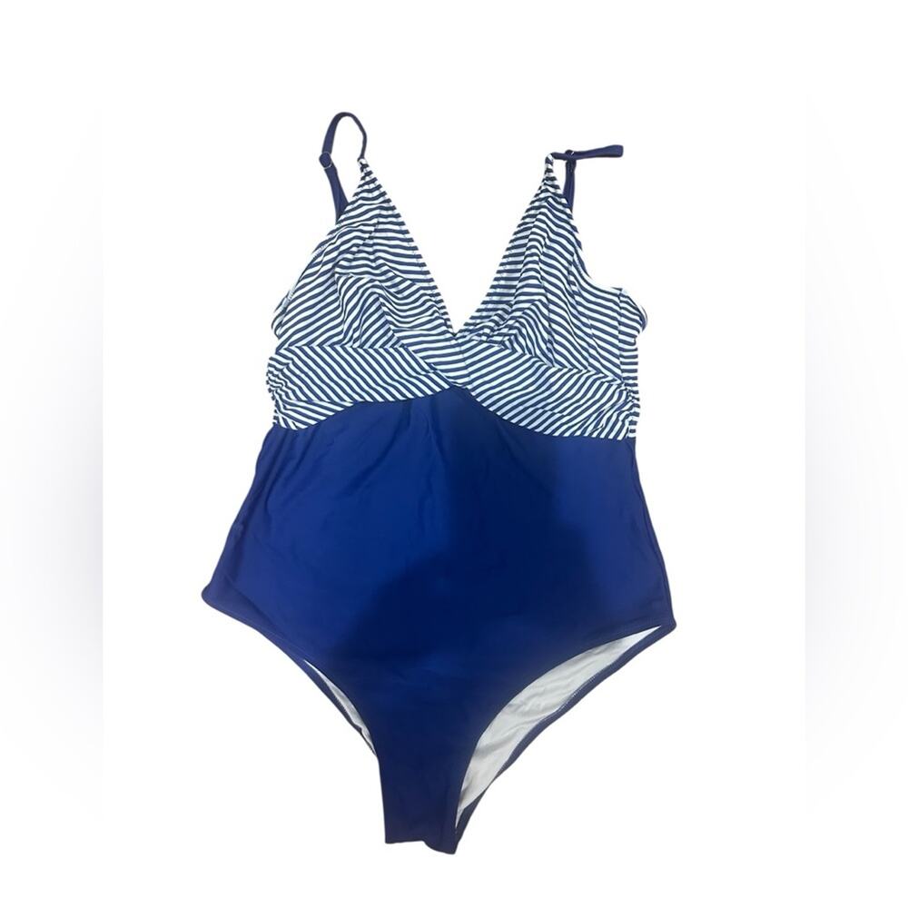 Cupshe Striped One-Piece Swimsuit – Size L